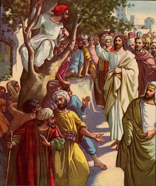 Jesus con Zaqueo