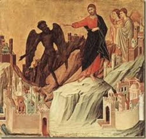 Jesus expulsando a los demonios 