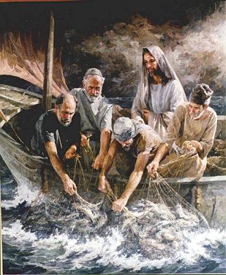 Imagenes de Jesus pescando