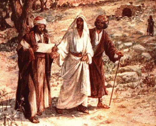 imagenes de Jesus en el camino de Emaus
