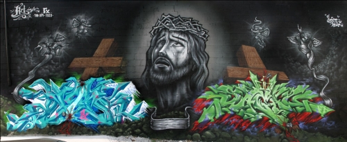 Imágenes Graffitis de Jesús